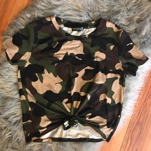 Camo Print Shirt 👚